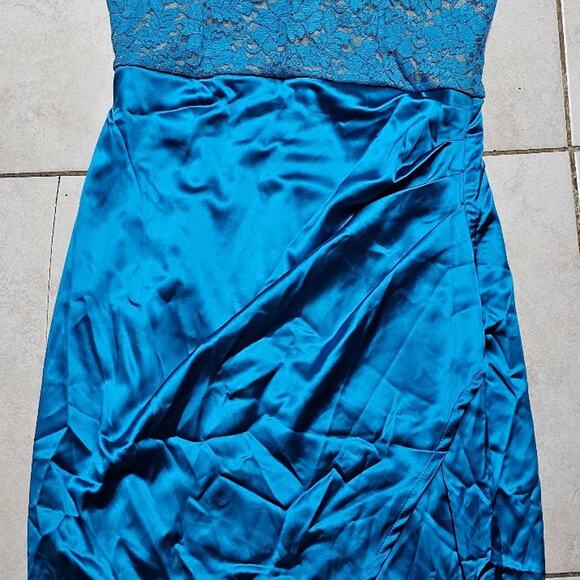 Grace karin aqua teal cocktail dress 10 NWT - Picture 3 of 7